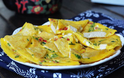 起舞食譜網-豆腐煎蛋餅