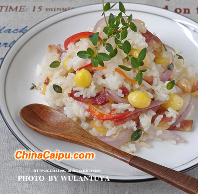 白果培根炒飯-起舞食譜網