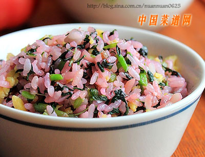 莧菜蛋炒飯-起舞食譜網