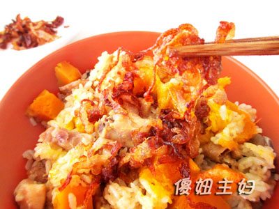 紅蔥酥糯米雞飯