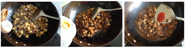 醬燒茄丁打鹵面